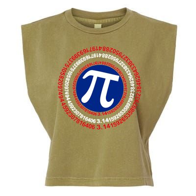 Captain Pi Day 3.14 Superhero Garment-Dyed Women's Muscle Tee