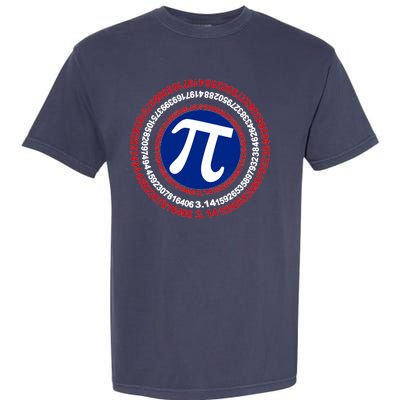 Captain Pi Day 3.14 Superhero Garment-Dyed Heavyweight T-Shirt