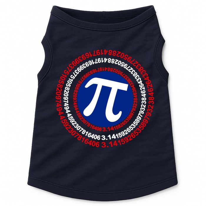 Captain Pi Day 3.14 Superhero Doggie Tank