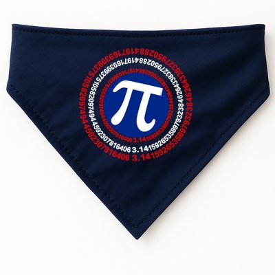 Captain Pi Day 3.14 Superhero USA-Made Doggie Bandana