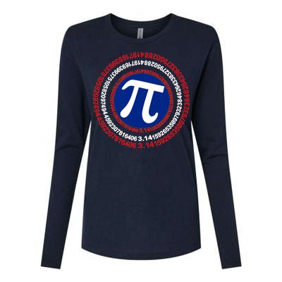 Captain Pi Day 3.14 Superhero Womens Cotton Relaxed Long Sleeve T-Shirt