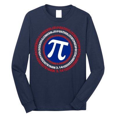 Captain Pi Day 3.14 Superhero Long Sleeve Shirt