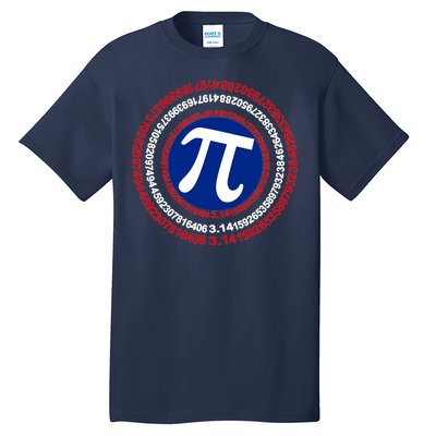 Captain Pi Day 3.14 Superhero Tall T-Shirt