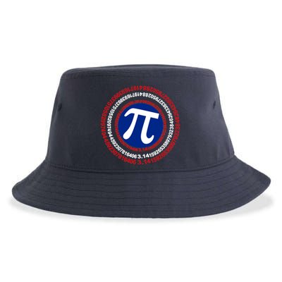 Captain Pi Day 3.14 Superhero Sustainable Bucket Hat