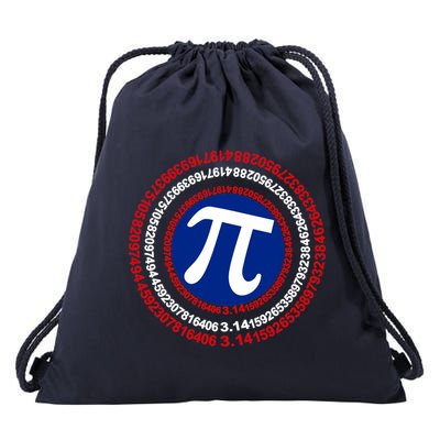 Captain Pi Day 3.14 Superhero Drawstring Bag