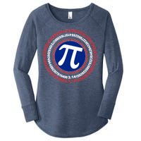 Captain Pi Day 3.14 Superhero Women's Perfect Tri Tunic Long Sleeve Shirt