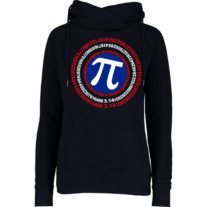 Captain Pi Day 3.14 Superhero Womens Funnel Neck Pullover Hood