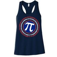 Captain Pi Day 3.14 Superhero Women's Racerback Tank