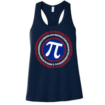 Captain Pi Day 3.14 Superhero Women's Racerback Tank