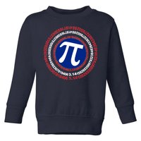 Captain Pi Day 3.14 Superhero Toddler Sweatshirt