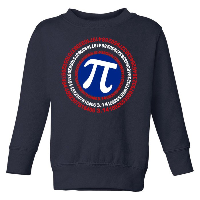 Captain Pi Day 3.14 Superhero Toddler Sweatshirt