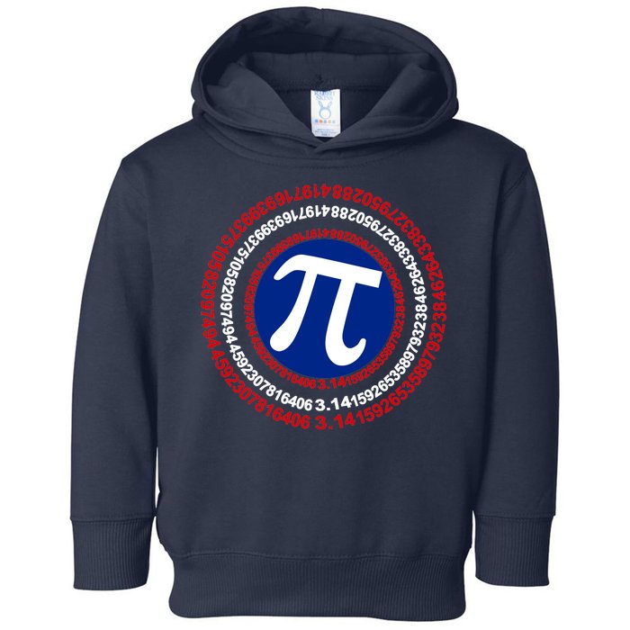 Captain Pi Day 3.14 Superhero Toddler Hoodie