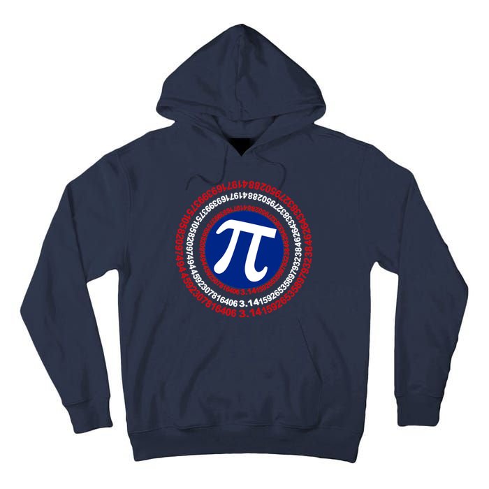 Captain Pi Day 3.14 Superhero Tall Hoodie