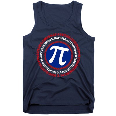 Captain Pi Day 3.14 Superhero Tank Top