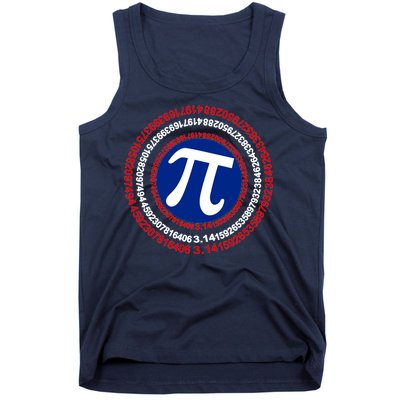 Captain Pi Day 3.14 Superhero Tank Top