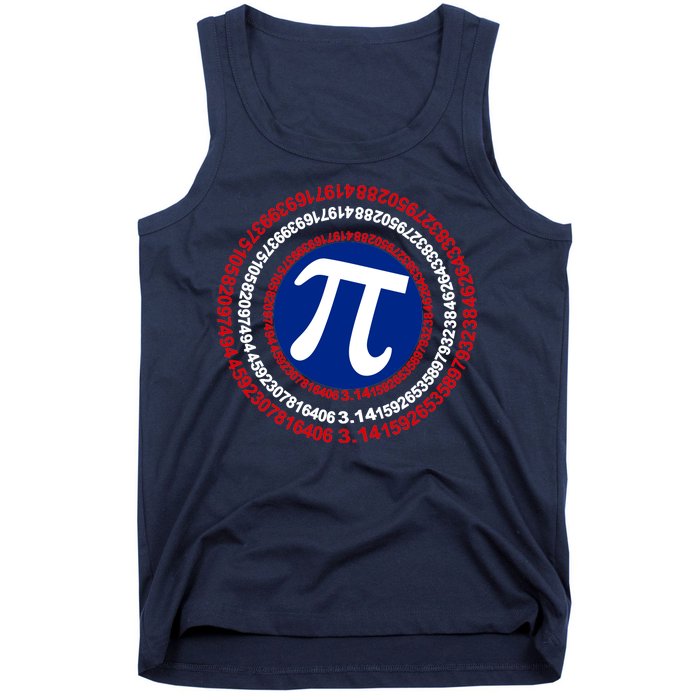 Captain Pi Day 3.14 Superhero Tank Top