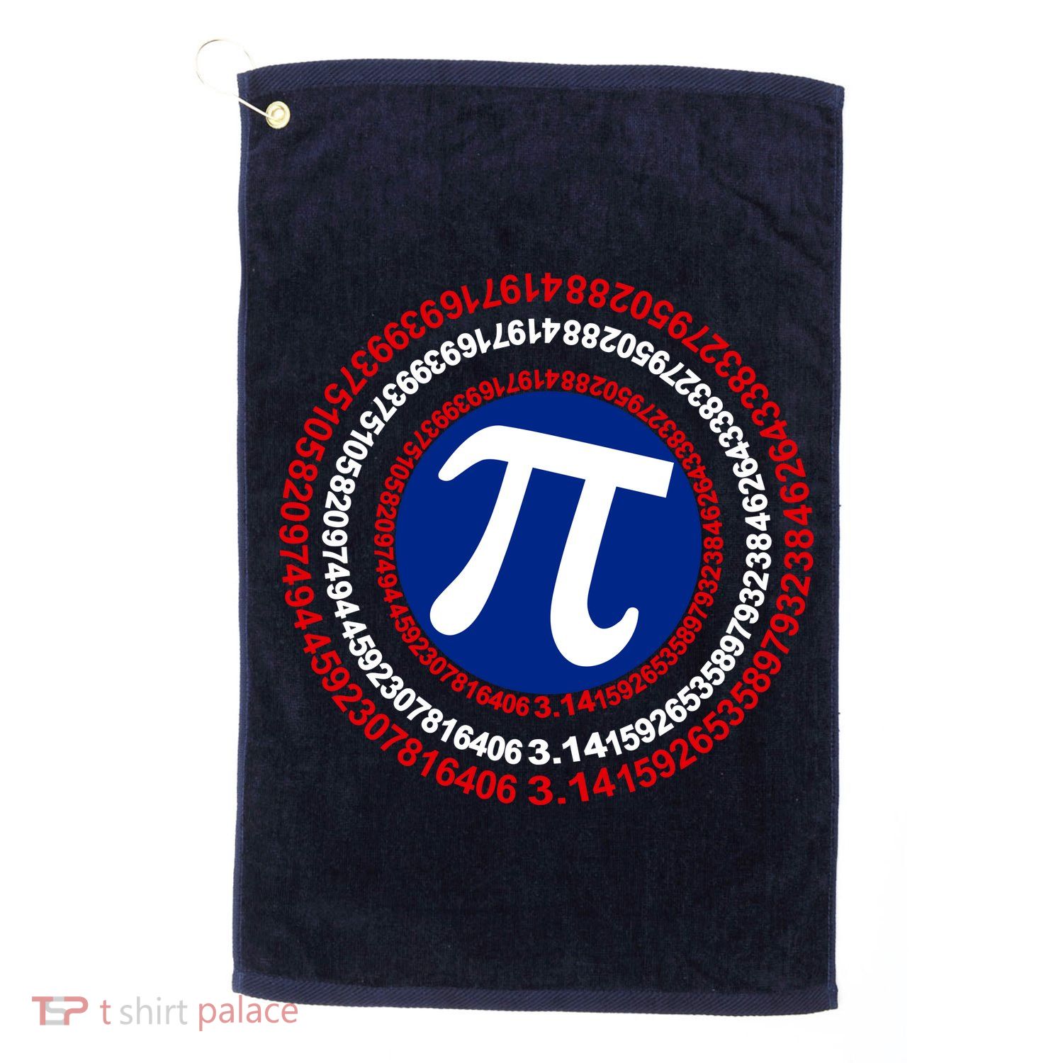 Captain Pi Day 3.14 Superhero Golf Towel