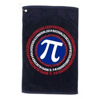 Captain Pi Day 3.14 Superhero Platinum Collection Golf Towel