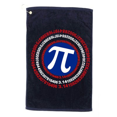 Captain Pi Day 3.14 Superhero Platinum Collection Golf Towel