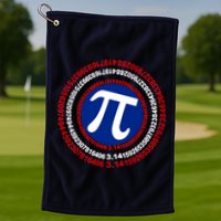 Captain Pi Day 3.14 Superhero Golf Towel