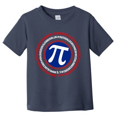 Captain Pi Day 3.14 Superhero Toddler T-Shirt