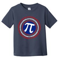 Captain Pi Day 3.14 Superhero Toddler T-Shirt