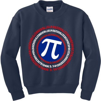 Captain Pi Day 3.14 Superhero Kids Sweatshirt