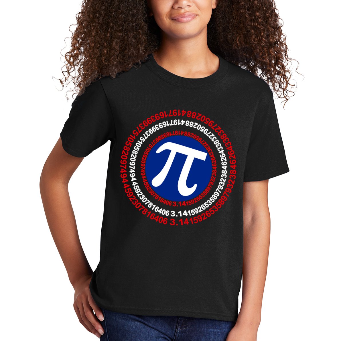 Captain Pi Day 3.14 Superhero Kids T-Shirt