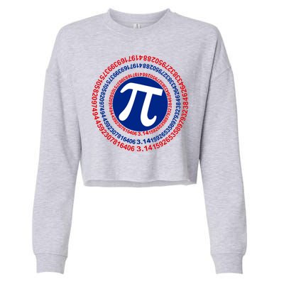 Captain Pi Day 3.14 Superhero Cropped Pullover Crew