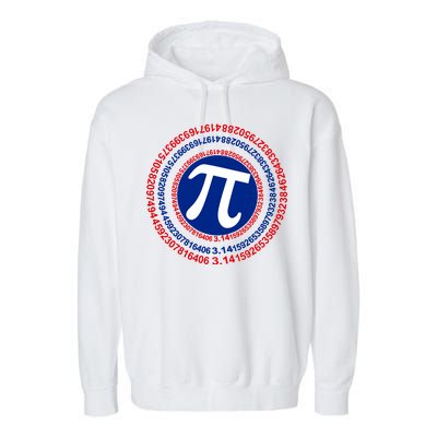 Captain Pi Day 3.14 Superhero Garment-Dyed Fleece Hoodie