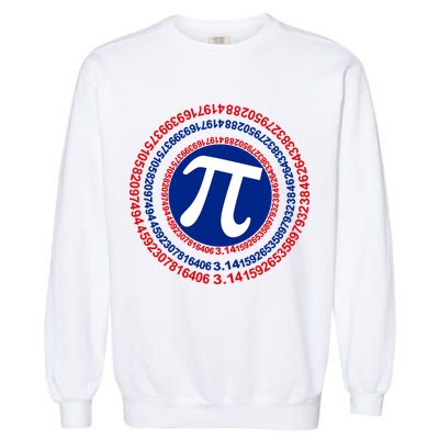 Captain Pi Day 3.14 Superhero Garment-Dyed Sweatshirt
