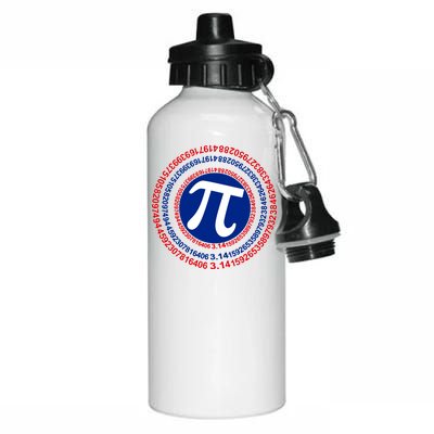 Captain Pi Day 3.14 Superhero Aluminum Water Bottle