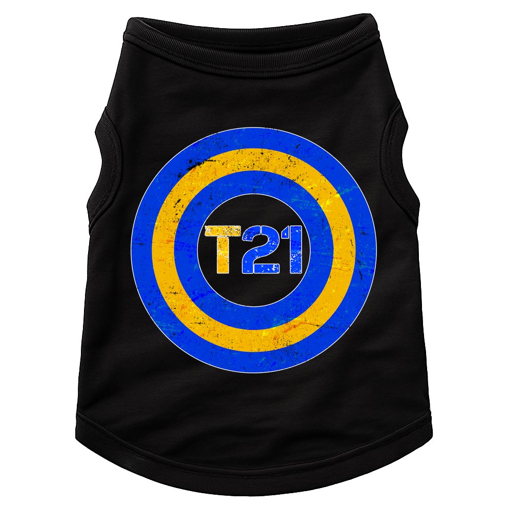 Captain T21 Shield - Down Syndrome Awareness Doggie Tank