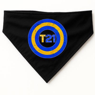 Captain T21 Shield - Down Syndrome Awareness USA-Made Doggie Bandana