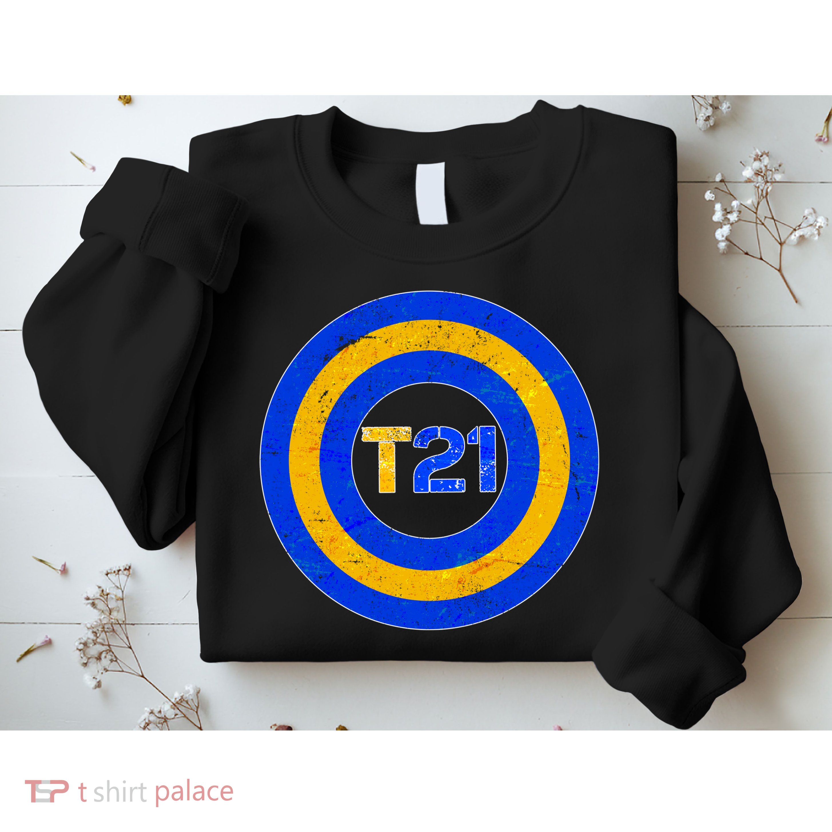 Captain T21 Shield - Down Syndrome Awareness Sweatshirt