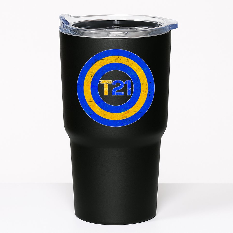 Captain T21 Shield - Down Syndrome Awareness Tumbler