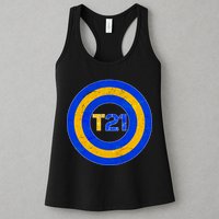 Captain T21 Shield - Down Syndrome Awareness Womens Tank Top