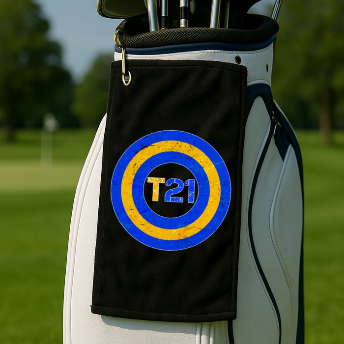 Captain T21 Shield - Down Syndrome Awareness Golf Towel