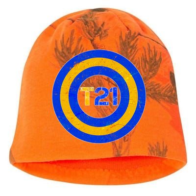 Captain T21 Shield - Down Syndrome Awareness Kati - Camo Knit Beanie