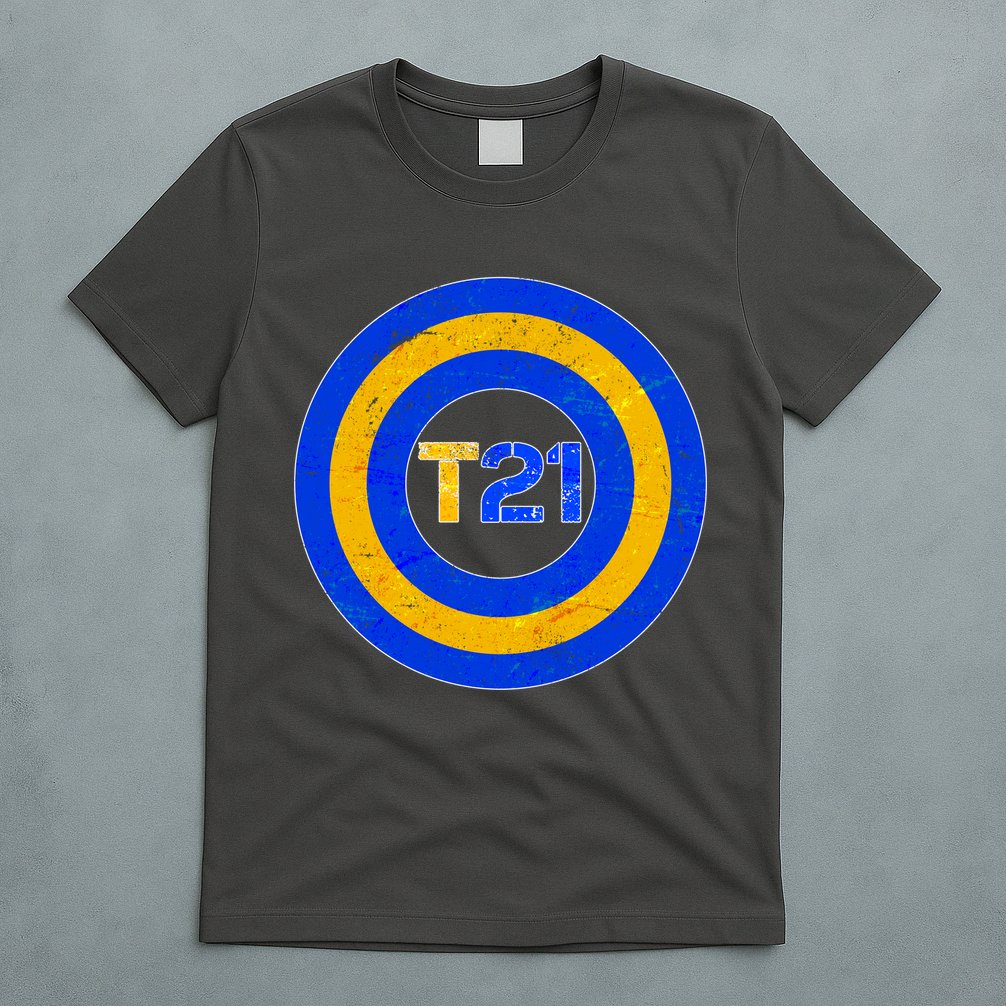 Captain T21 Shield - Down Syndrome Awareness T-Shirt
