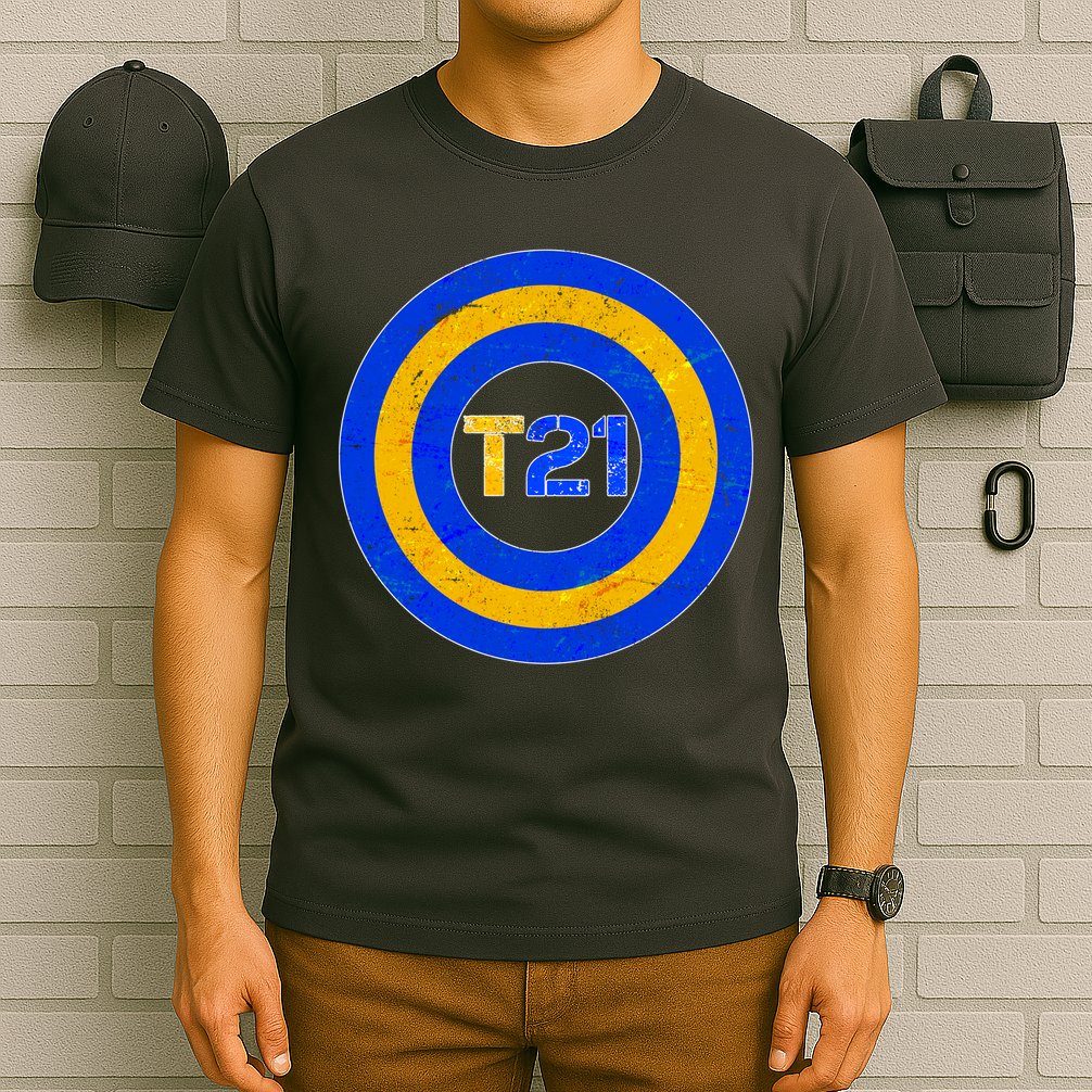 Captain T21 Shield - Down Syndrome Awareness T-Shirt