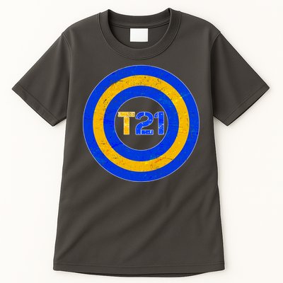 Captain T21 Shield - Down Syndrome Awareness Tall T-Shirt