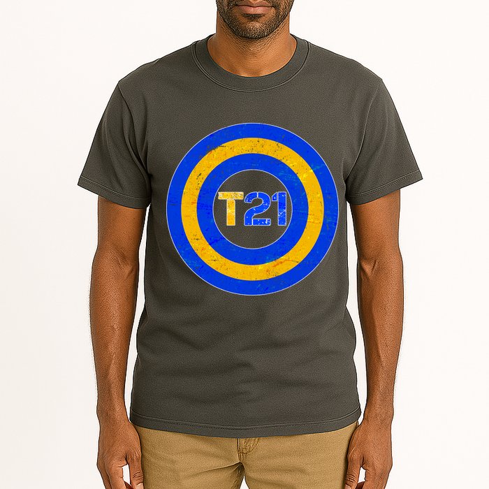 Captain T21 Shield - Down Syndrome Awareness Tall T-Shirt