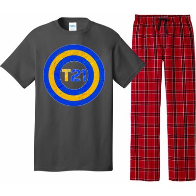 Captain T21 Shield - Down Syndrome Awareness Pajama Set