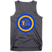 Captain T21 Shield - Down Syndrome Awareness Tank Top