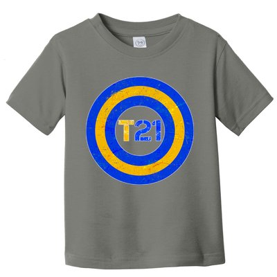 Captain T21 Shield - Down Syndrome Awareness Toddler T-Shirt