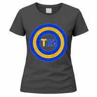 Captain T21 Shield - Down Syndrome Awareness Women's T-Shirt