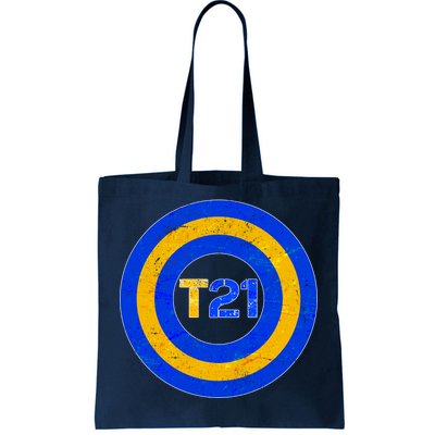 Captain T21 Shield - Down Syndrome Awareness Tote Bag