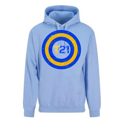 Captain T21 Shield - Down Syndrome Awareness Unisex Surf Hoodie