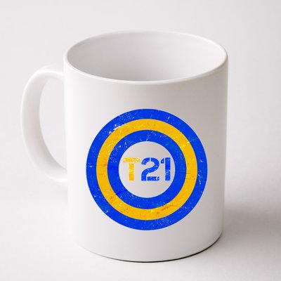 Captain T21 Shield - Down Syndrome Awareness Coffee Mug